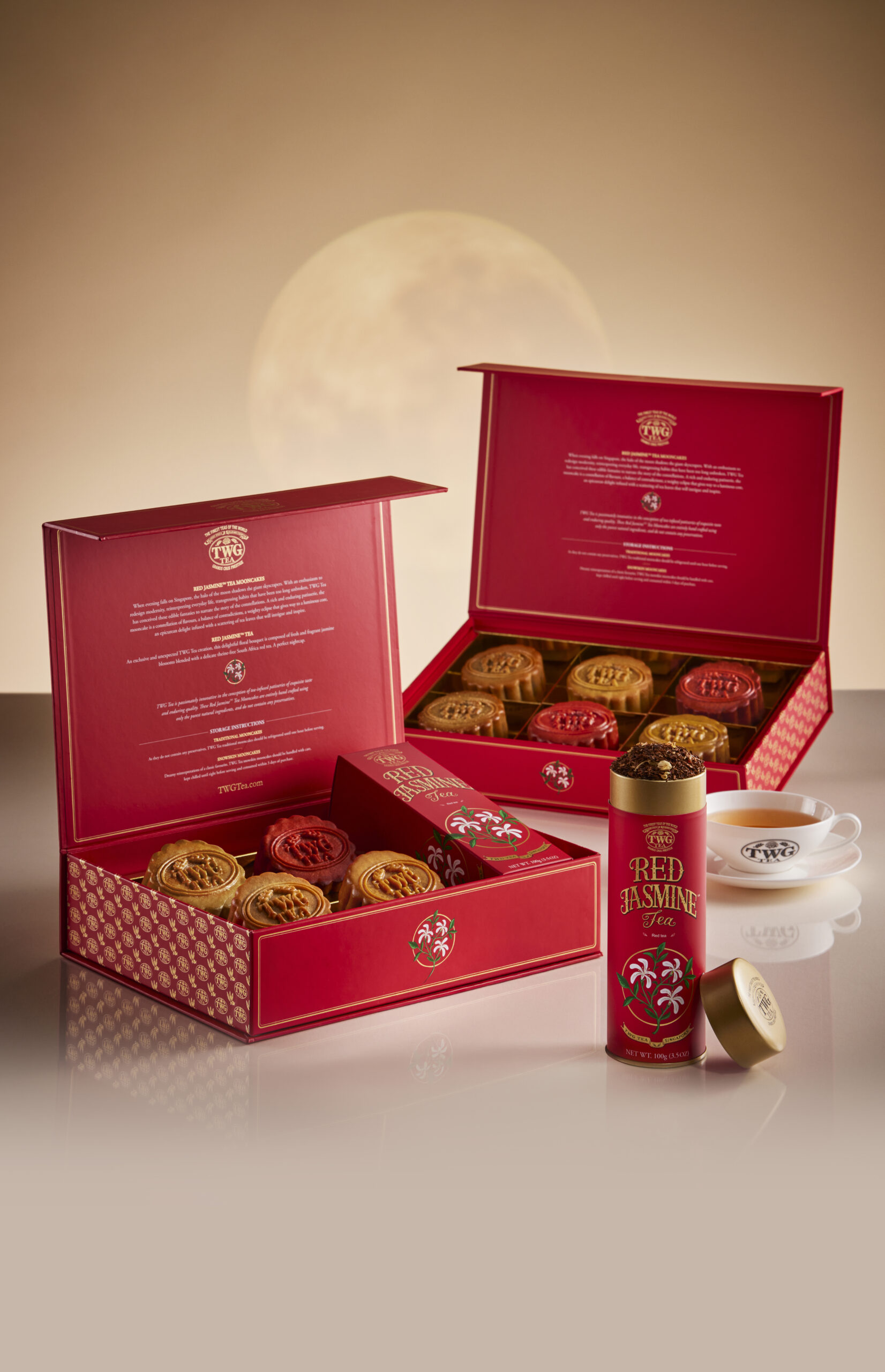Red Jasmine Tea Mooncake Collection (1)